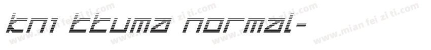 KN1 TTUma Normal字体转换